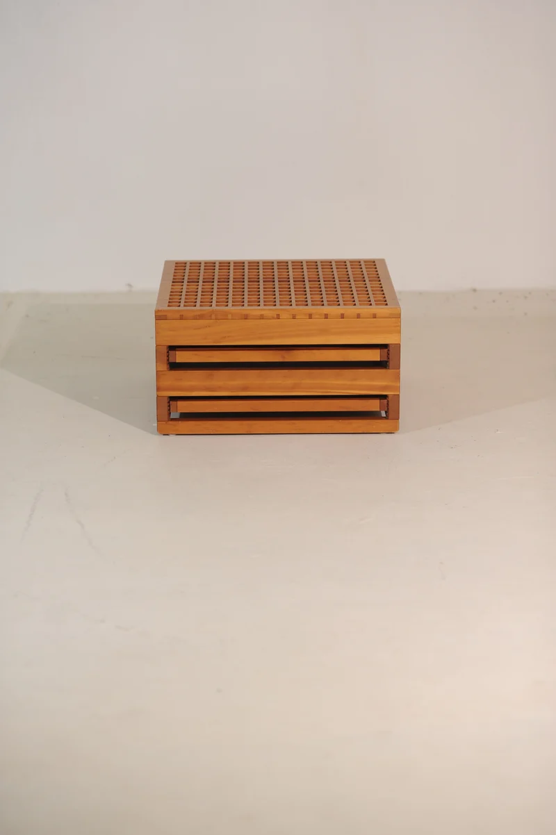 Bernard Vuarnesson Tetra Coffee Table, France 80s