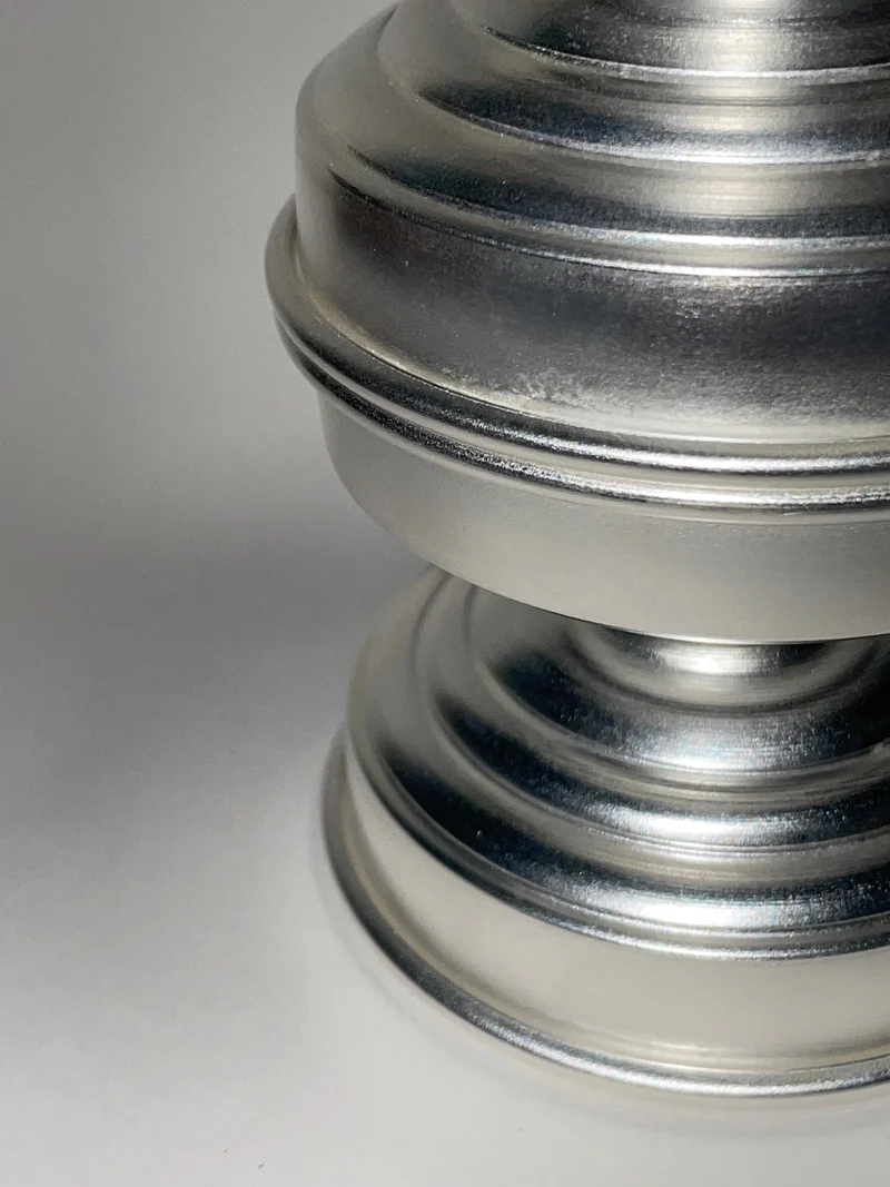 Silver Plated Candle Holders in Brass