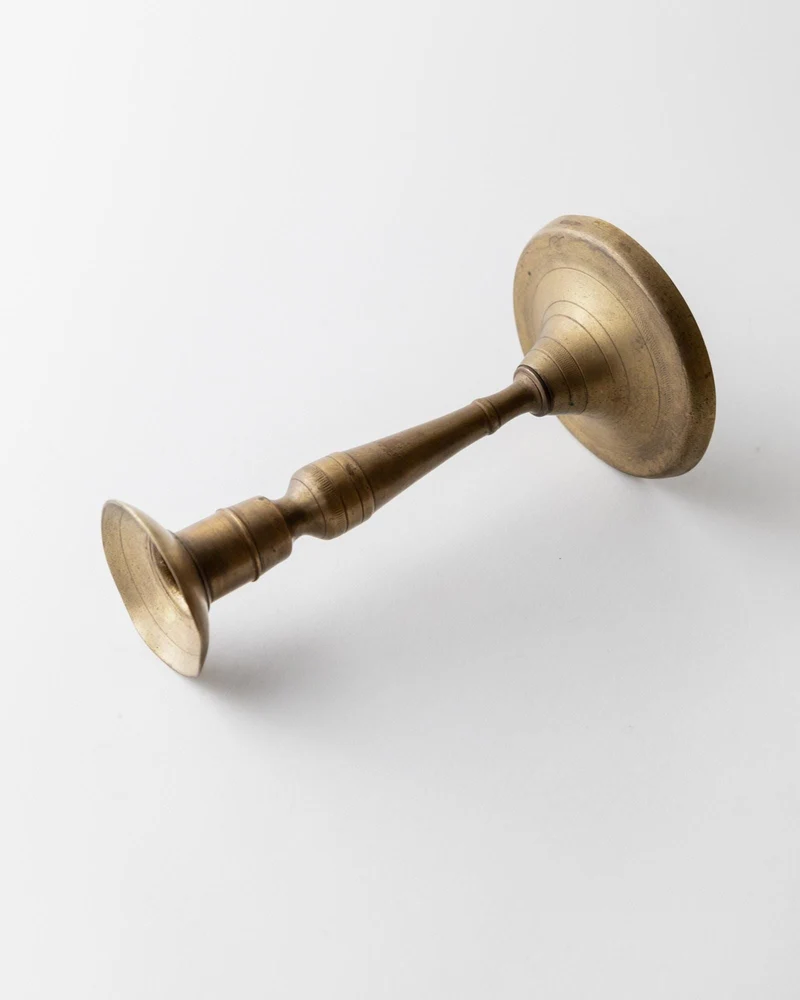 Early 19th Century Brass Candleholder