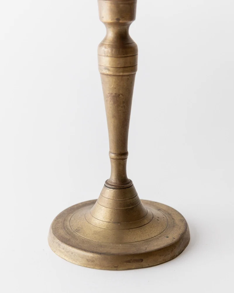 Early 19th Century Brass Candleholder