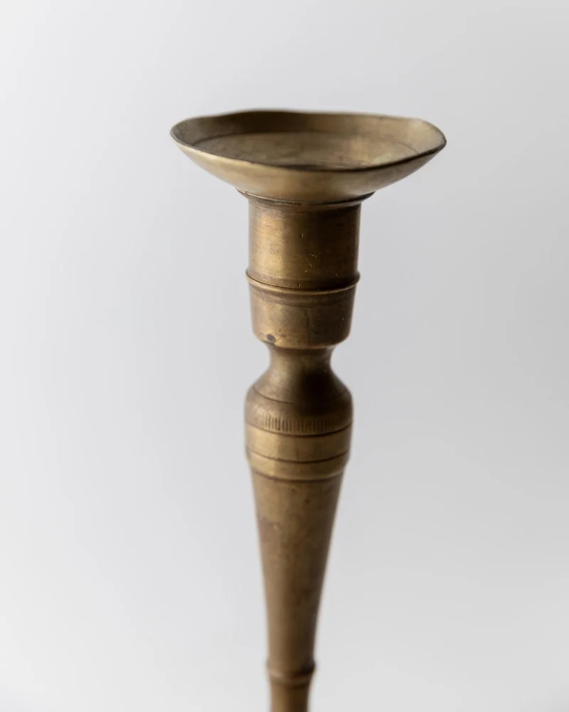 Early 19th Century Brass Candleholder