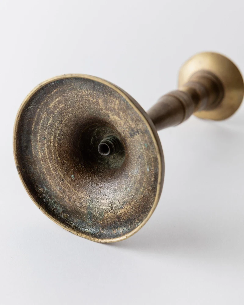 Early 19th Century Brass Candleholder