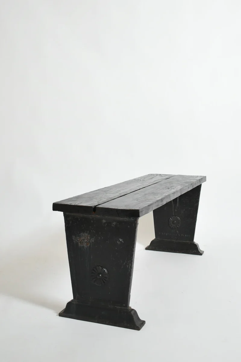 Skoglund & Olson cast iron bench, 1920s