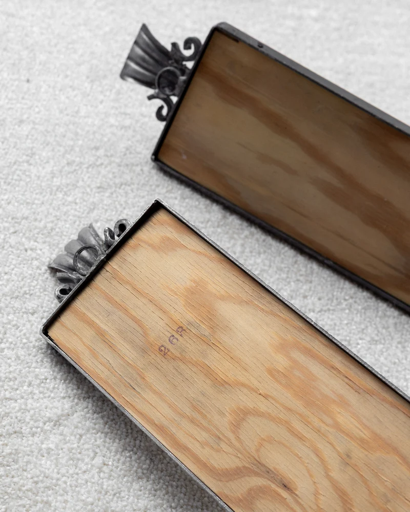 Pair of Art Deco Pewter Candle Sconces by Böhlmarks, Sweden, 1930s