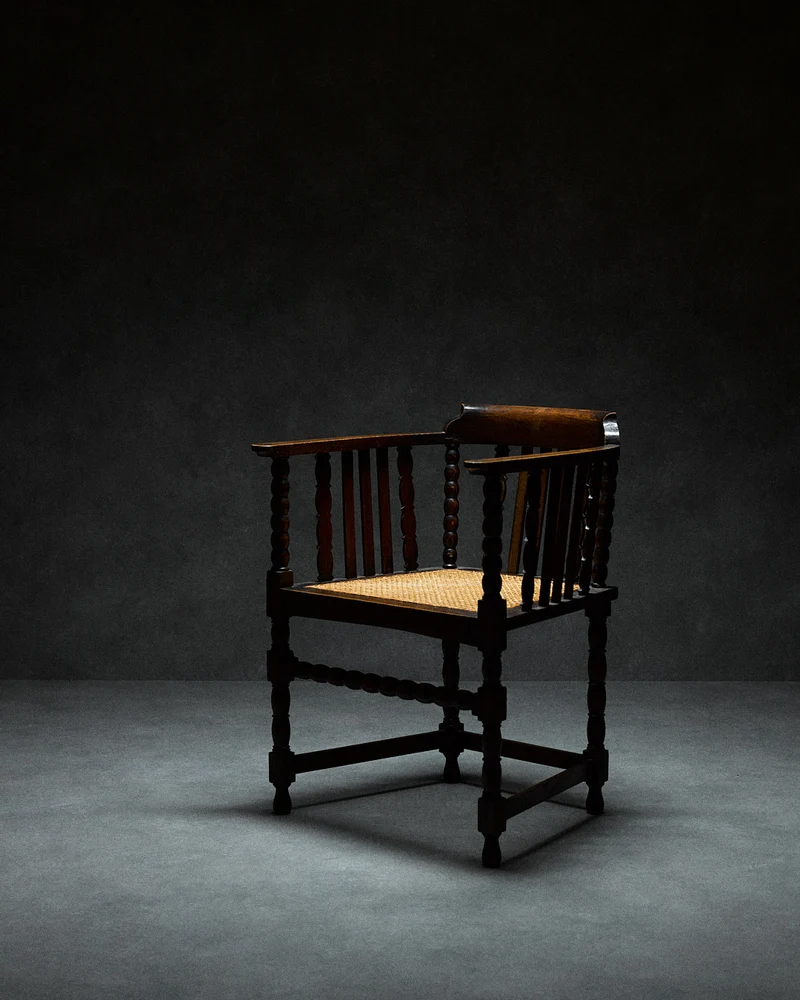 Captains Chair with Cane Seating