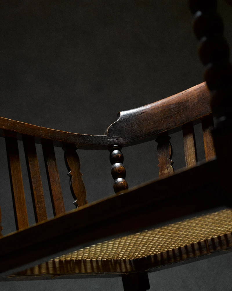 Captains Chair with Cane Seating