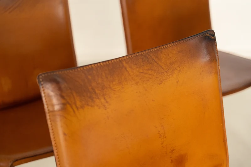 Cab 412 Chair Set by Mario Bellini for Cassina