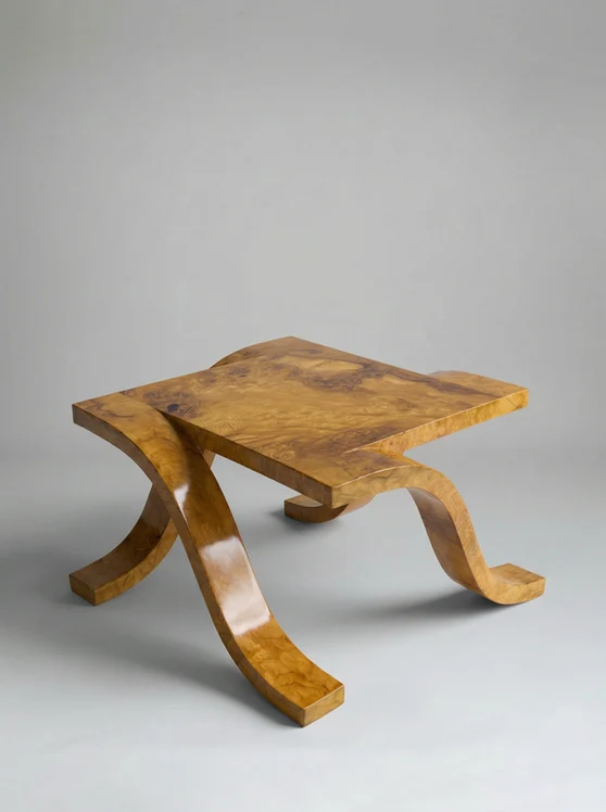 'Marmont' Olive Burl Wood Coffee Table