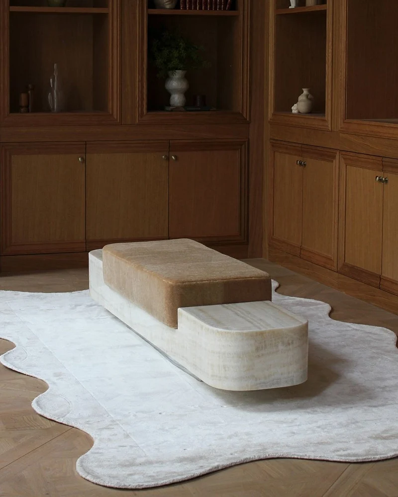 Ran Ivory Onyx Bench
