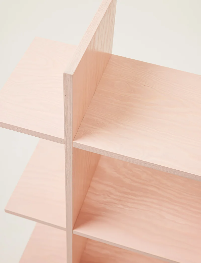 Pine Grid Shelf