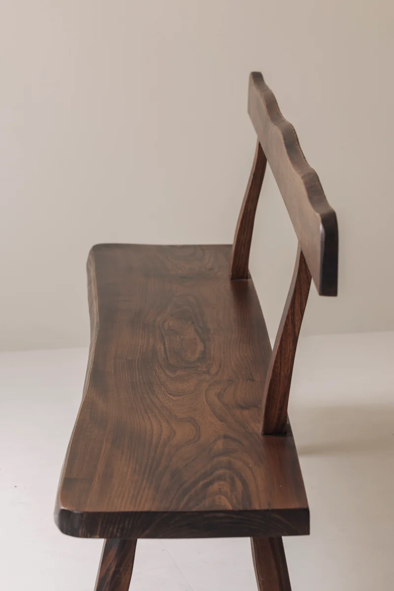 Sculptural Bench by Olavi Hanninen for Aranjou, France 1950s