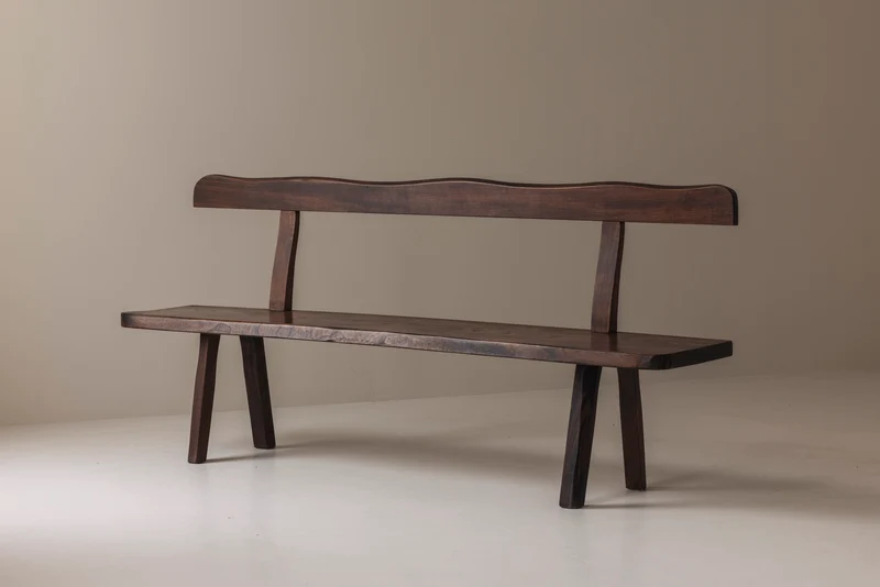Sculptural Bench by Olavi Hanninen for Aranjou, France 1950s