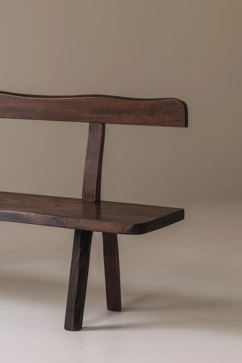 Sculptural Bench by Olavi Hanninen for Aranjou, France 1950s