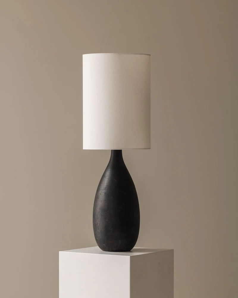 Vintage Sculptural Ceramic Table Lamp from Sweden, 1960s