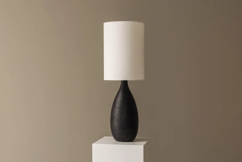 Vintage Sculptural Ceramic Table Lamp from Sweden, 1960s