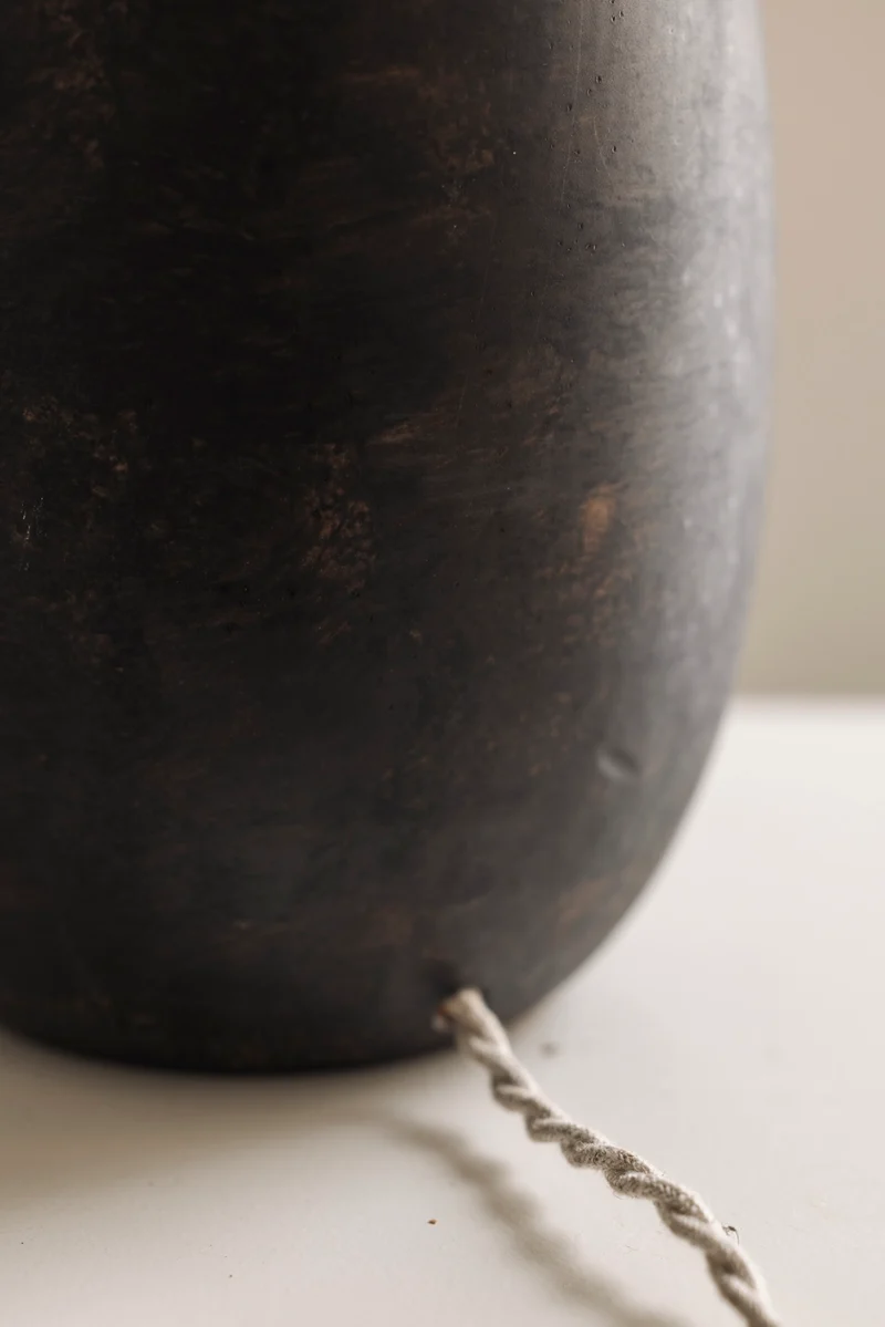 Vintage Sculptural Ceramic Table Lamp from Sweden, 1960s