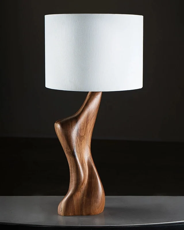 Contemporary Table Lamps in Wood - Helen Collection