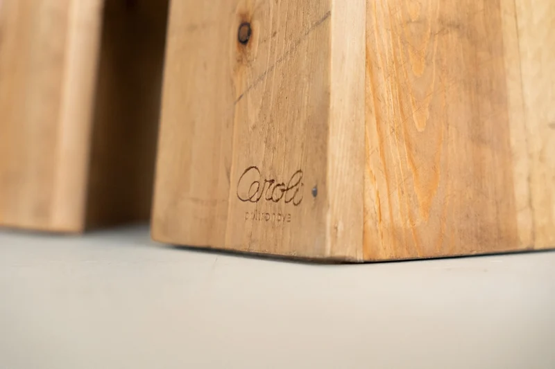 Fratina Chair by Mario Ceroli for Poltronova