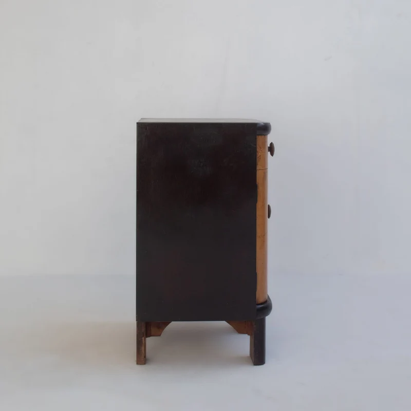 Pair of Italian Art Deco Bedside Cabinets