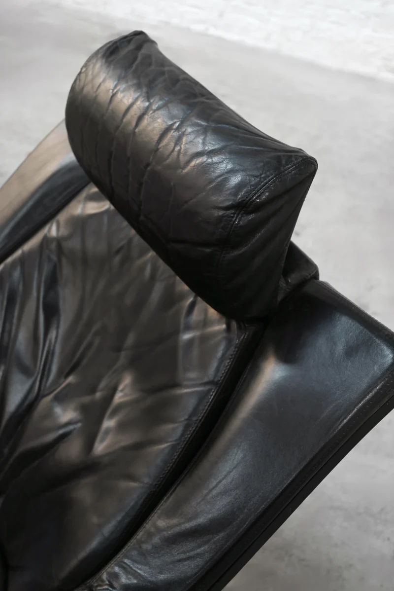 Swivel Lounge Chair and Ottoman by Takashi Okamura for Nelo Möbel Sweden