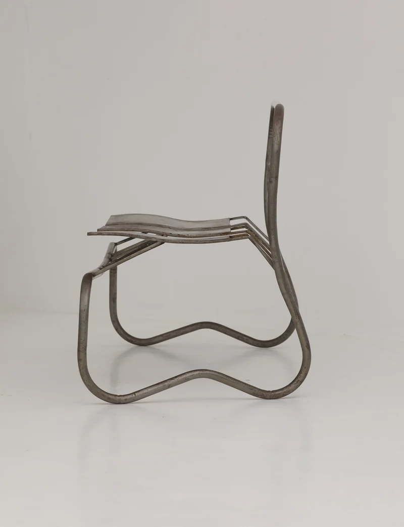 Unique Signed Artist Bench / Settee in Metal