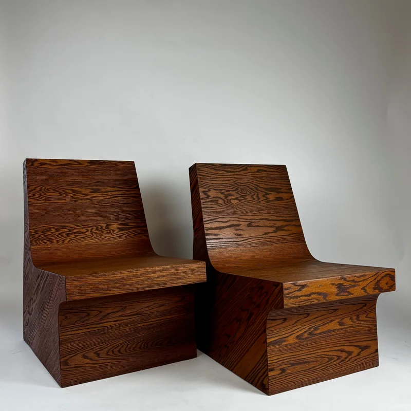 Pair of NONO Lounge Chairs by Joel Escalona