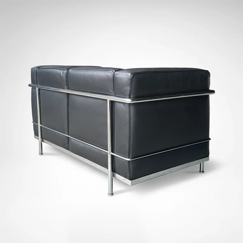 LC2 2-seater sofa by Le Corbusier et al. for Cassina 1990s