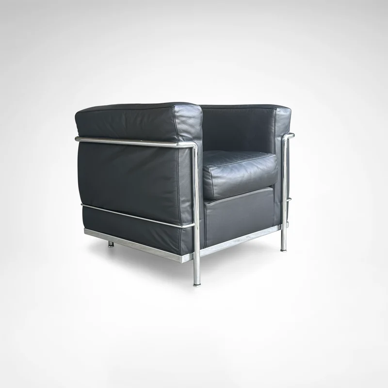 LC2 armchair by Le Corbusier et al. for Cassina 1990s