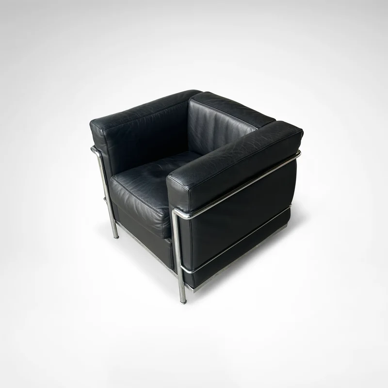 LC2 armchair by Le Corbusier et al. for Cassina 1990s