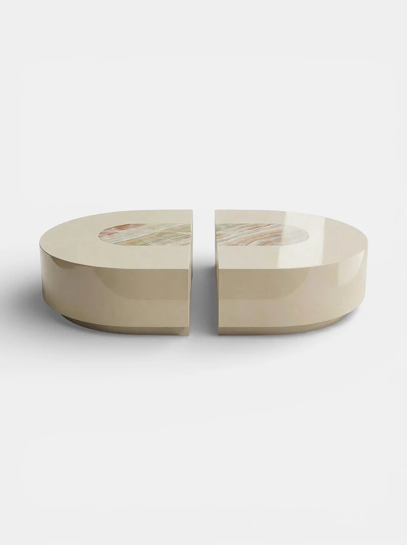 Baci Capsule Rainbow Onyx Coffee Table