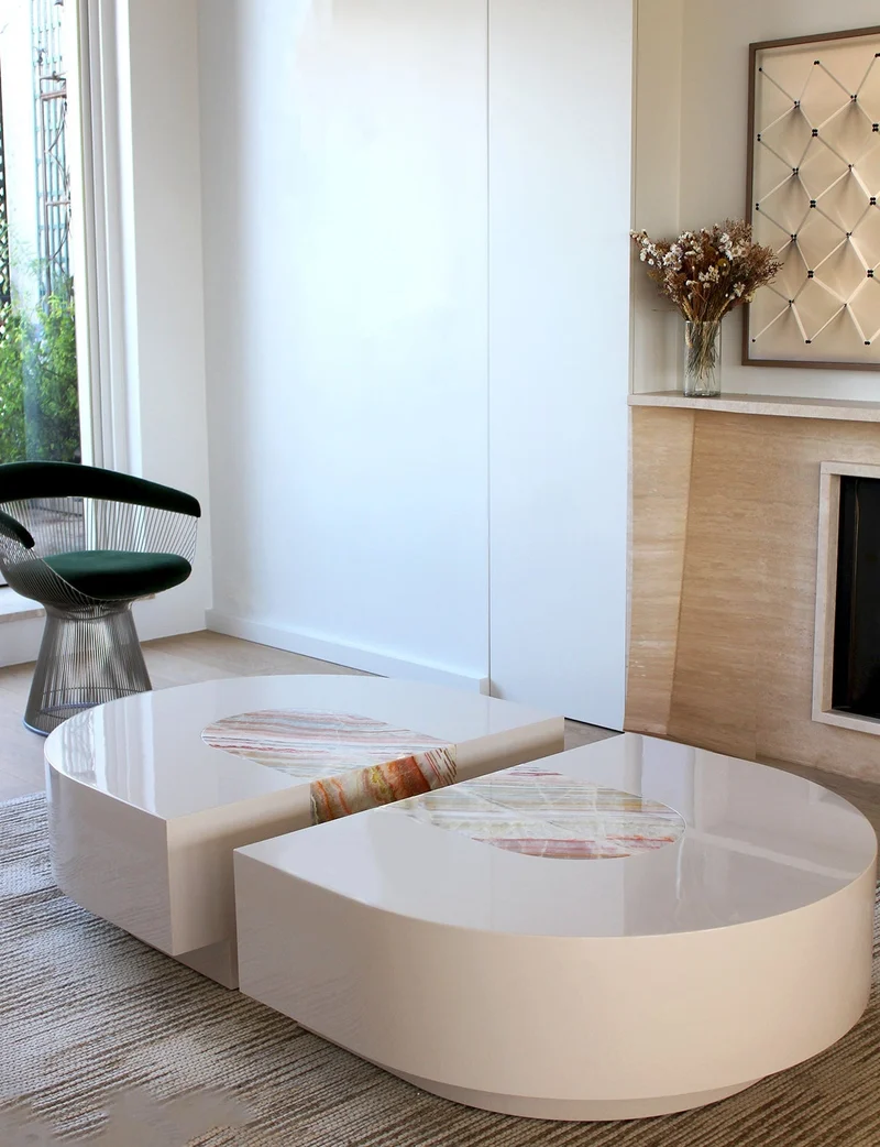 Baci Capsule Rainbow Onyx Coffee Table