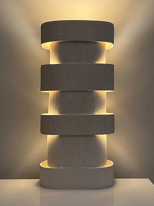 Contemporary Table Lamp in Ceramic