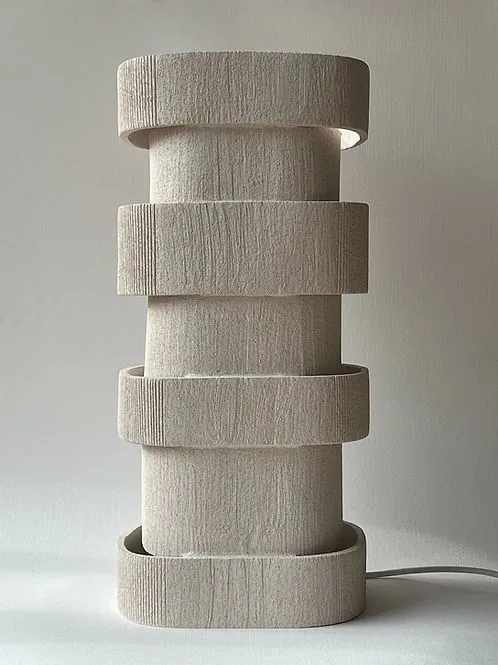 Contemporary Table Lamp in Ceramic