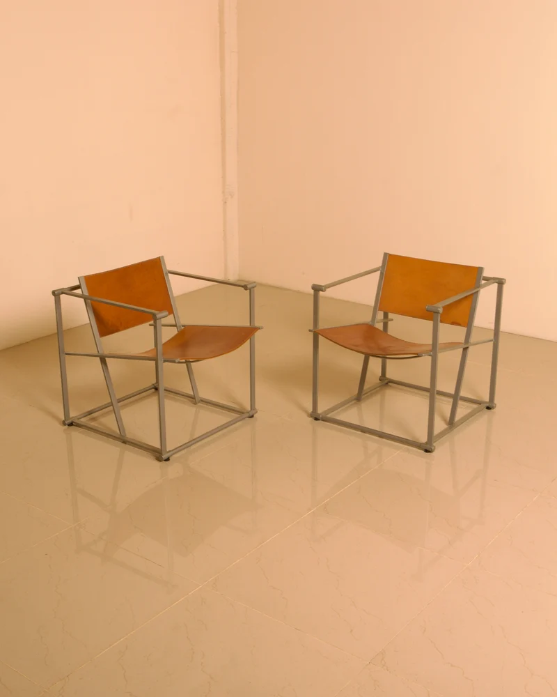 Pair of "FM62" armchairs by Radboud van Beekum for Pastoe, 1980s