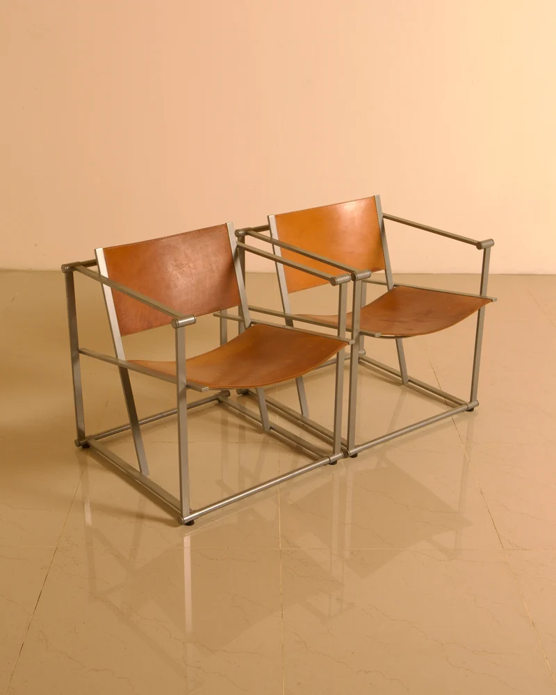 Pair of "FM62" armchairs by Radboud van Beekum for Pastoe, 1980s