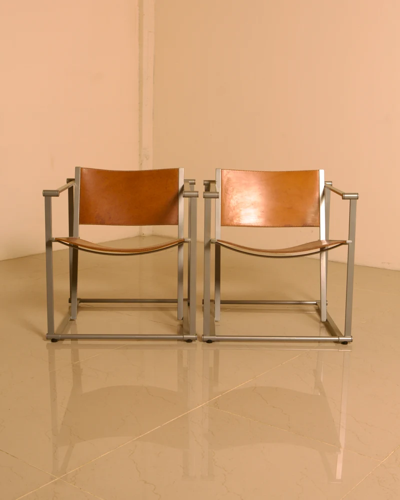 Pair of "FM62" armchairs by Radboud van Beekum for Pastoe, 1980s