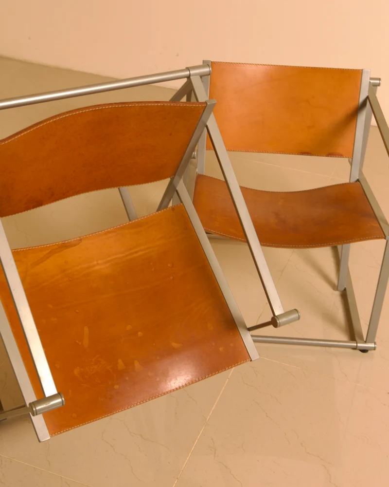 Pair of "FM62" armchairs by Radboud van Beekum for Pastoe, 1980s
