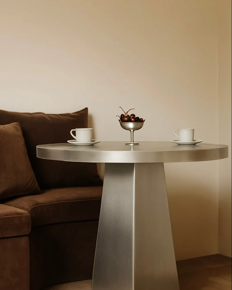 Round Stainless Steel Table