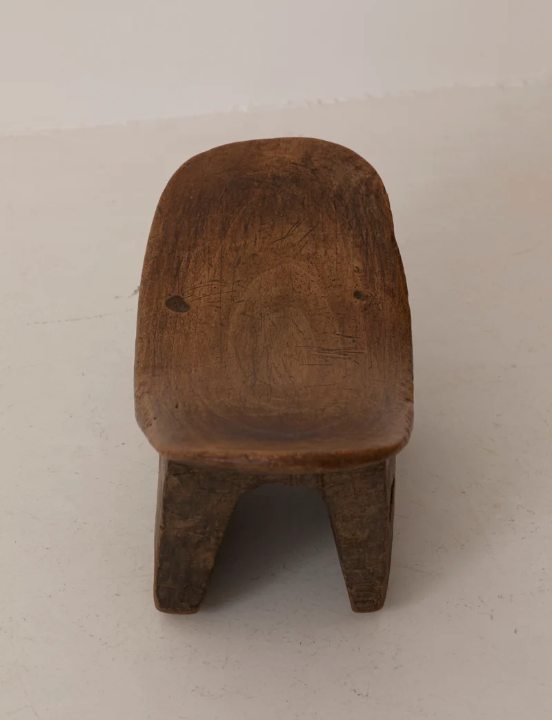 Mid-Century African Senufo Stool in Solid Wood