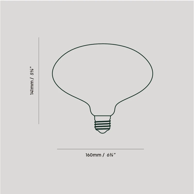 Oval E27 LED Bulb