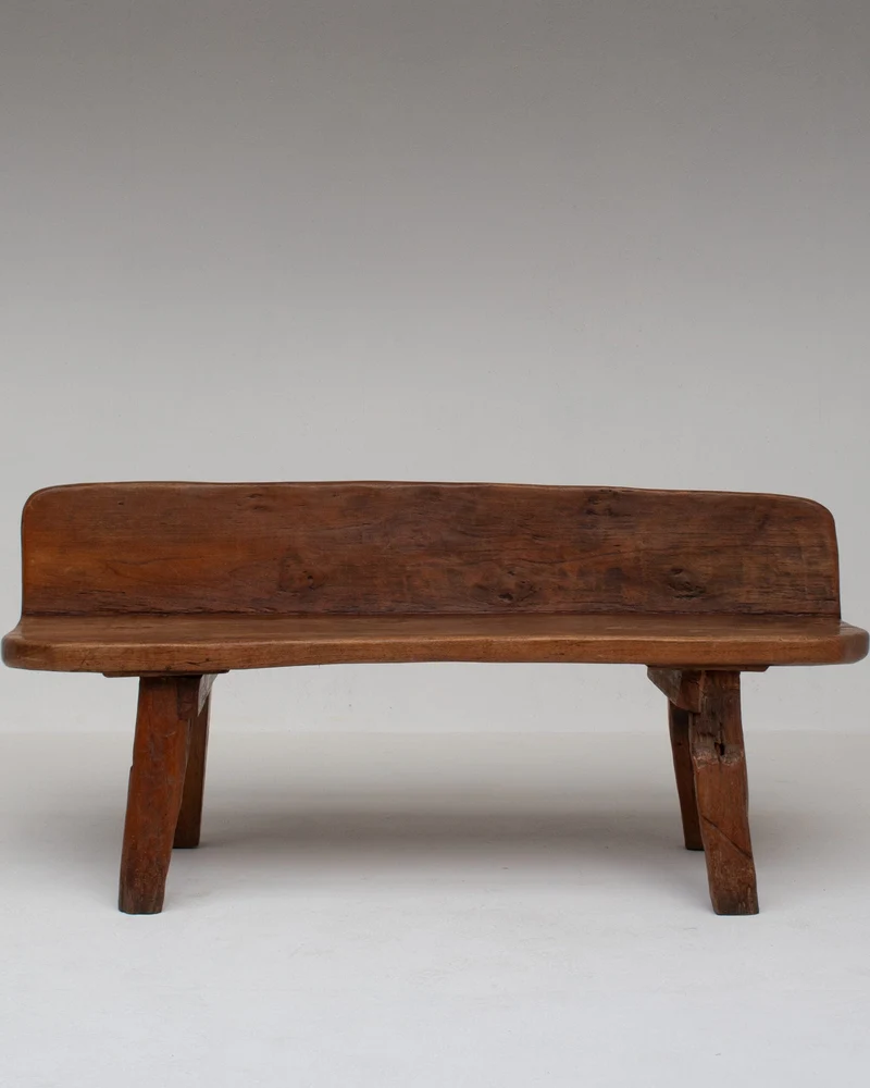 Rustic Wooden Bench