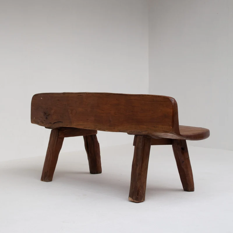 Rustic Wooden Bench