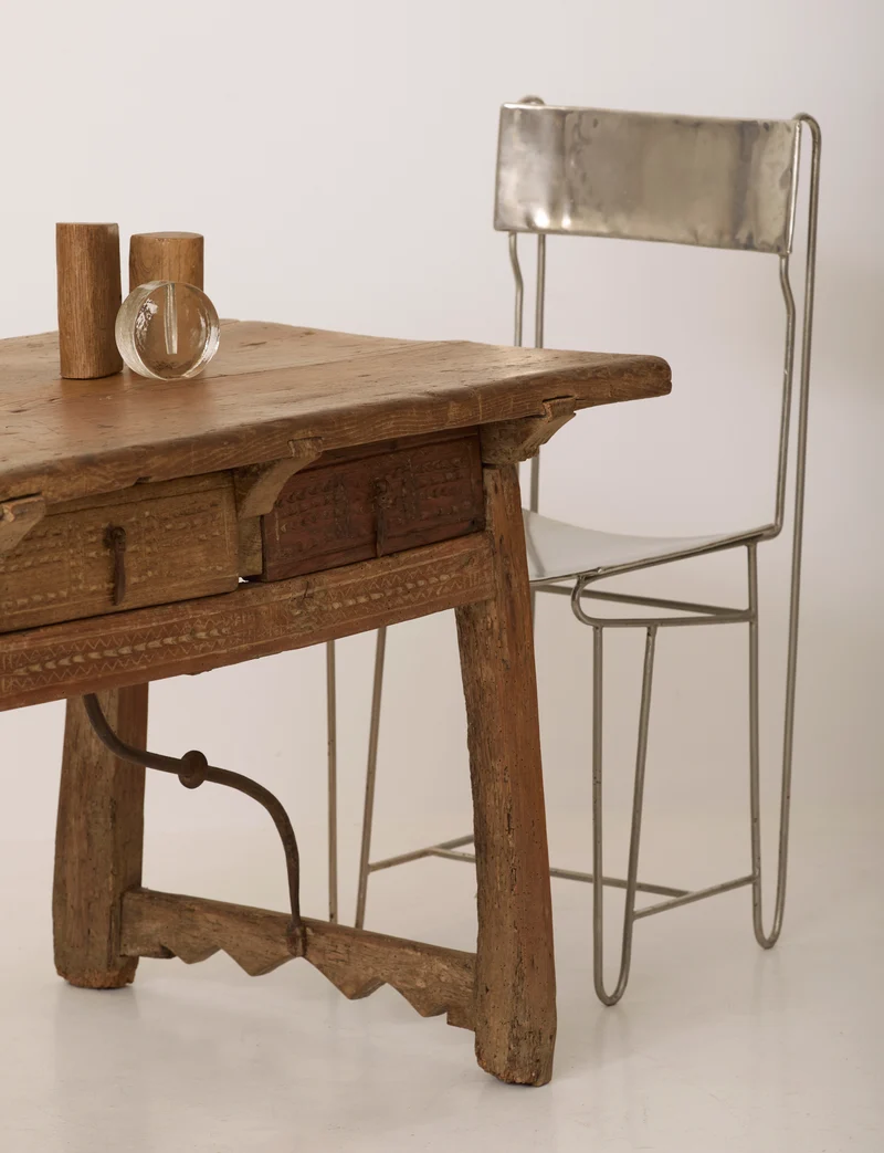 Spanish Folk Vernacular Table From The 17th Century
