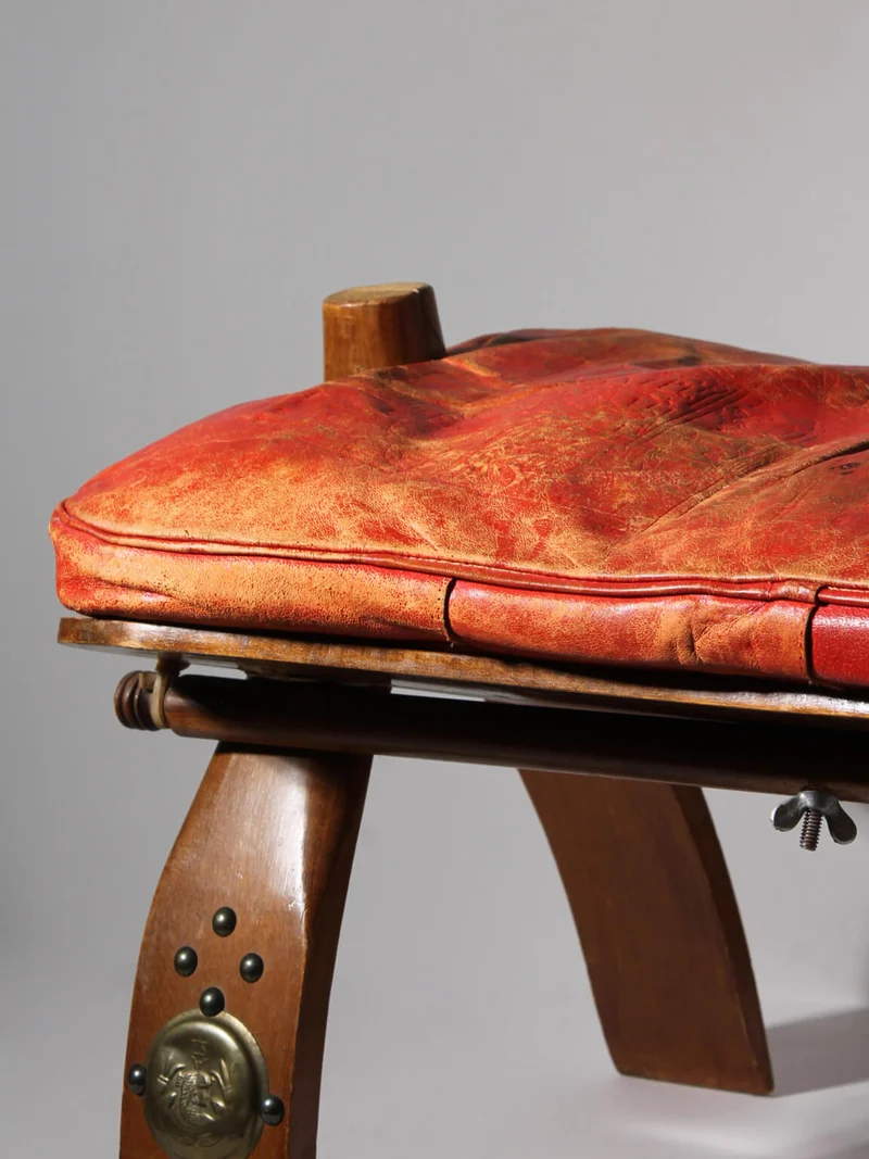 Egyptian Ottoman Camel Saddle Stool