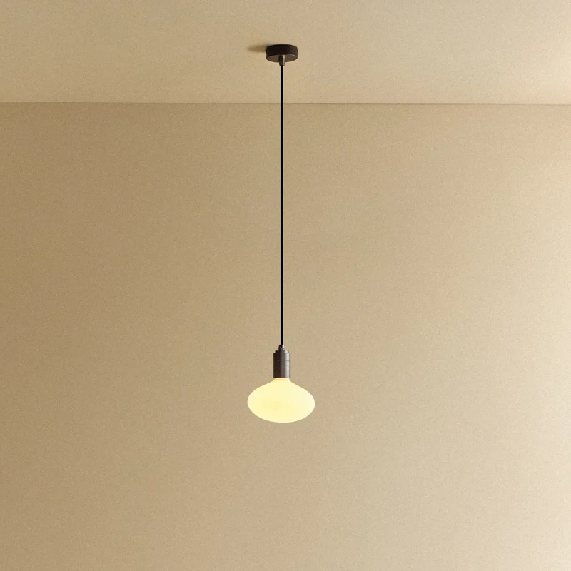 Oval Pendant Light in Graphite