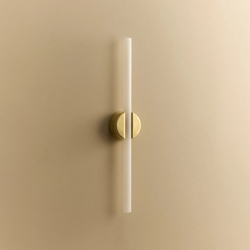 Kilter Wall Light in Solid Brass