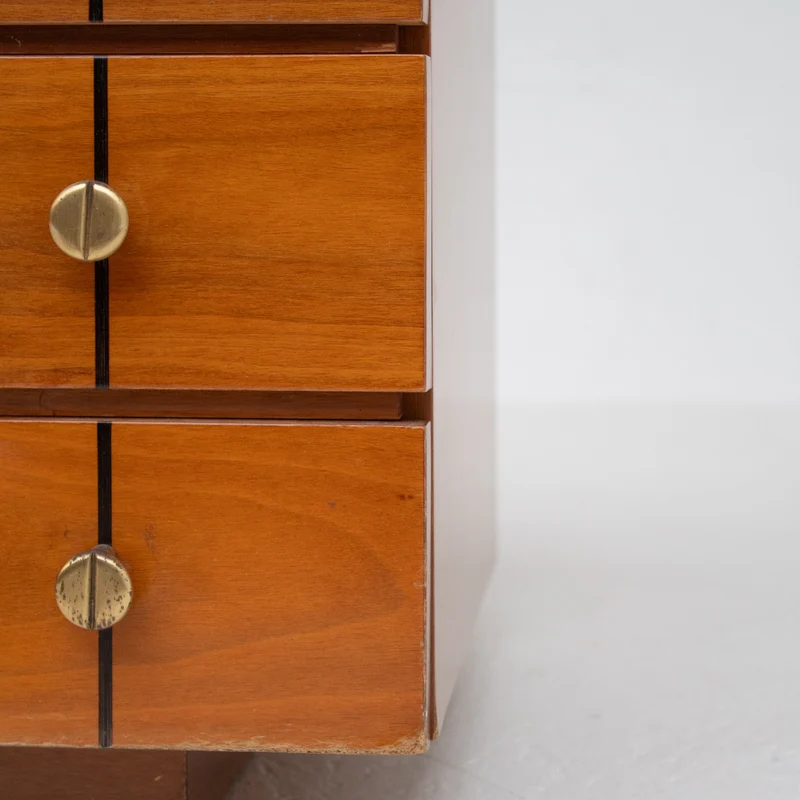 Set of Mid Century Nightstands in Wood