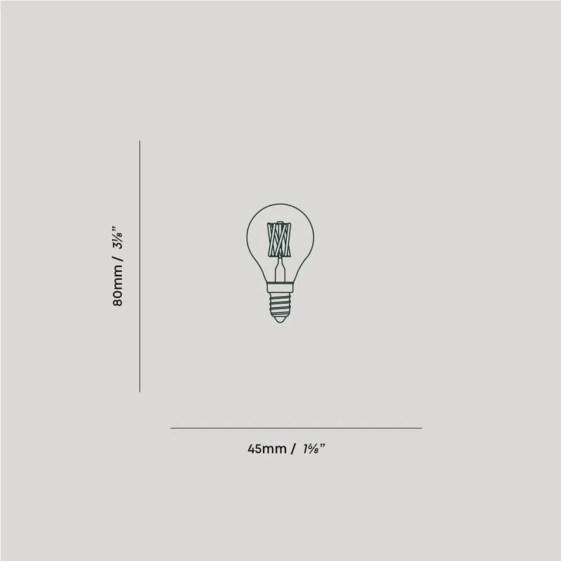 Pluto E14 Tinted LED Bulb