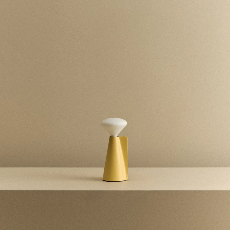 Mantle Portable Lamp in Posset Yellow