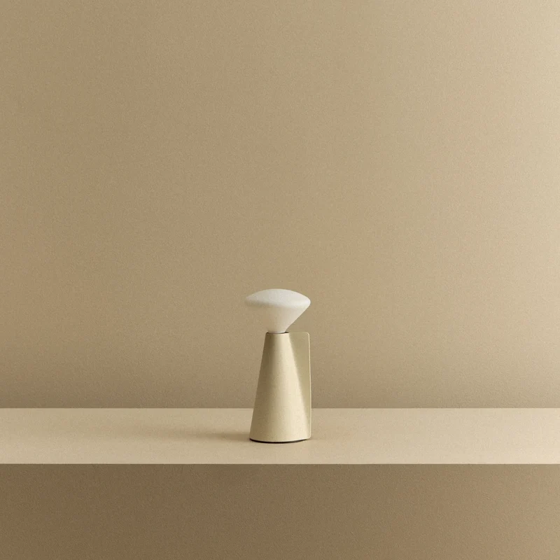 Mantle Portable Lamp in Stone White
